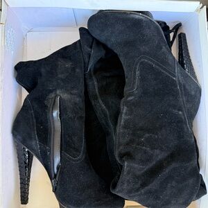 Bakers Elegant Black High Heel Boots (barely worn)